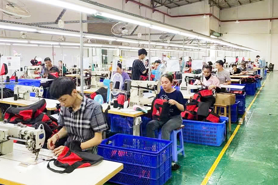 Khu sản xuất balo, túi xách